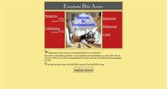Desktop Screenshot of eisenbahnbildarchiv.de